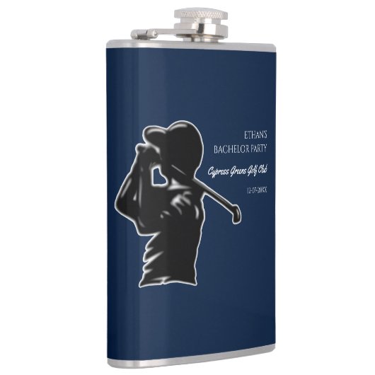 Golf Bachelor Party - golfuitje Classic Stijlvol Heupfles (Rechts)