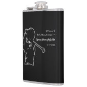 Golf Bachelor Party - golfuitje Classic Stijlvol Heupfles (Links)