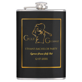 Golf Bachelor Party - golfuitje Classic Stijlvol Heupfles