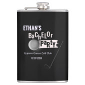 Golf Bachelor Party - golfuitje Classic Stijlvol Heupfles (Voorkant)