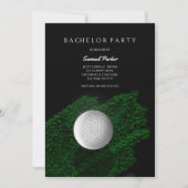 Golf Bachelor Party Groen - Golfbal - Golfers Kaart (Voorkant)