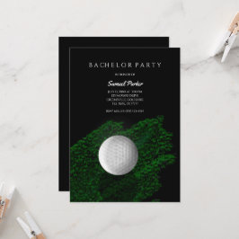 Golf Bachelor Party Groen - Golfbal - Golfers Kaart