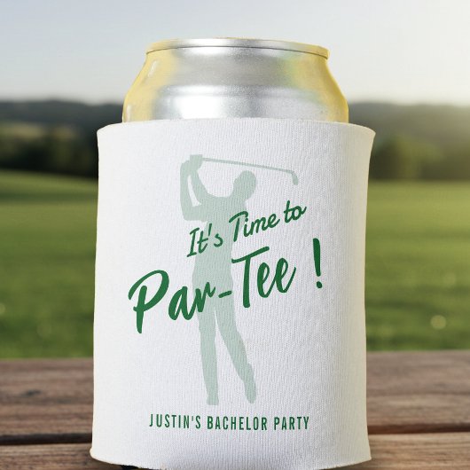 Golf Bachelor Party It's Time to Par-Tee Blikjeskoeler