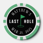 Golf Bachelor Party Laatste Hole Poker Chips (Voorkant)