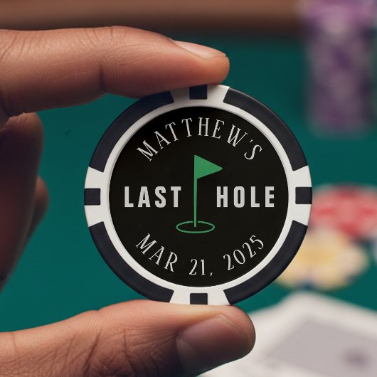 Golf Bachelor Party Laatste Hole Poker Chips