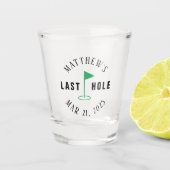 Golf Bachelor Party Laatste Hole Shot Glas (Voorkant)