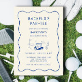 Golf Bachelor Party Laatste Swing Hand getekend Bl Kaart