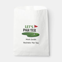 Golf Bachelor-thema op groen gras