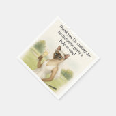 Golf Bachelorette Bedankt Cat Lovers Servet (Hoek)