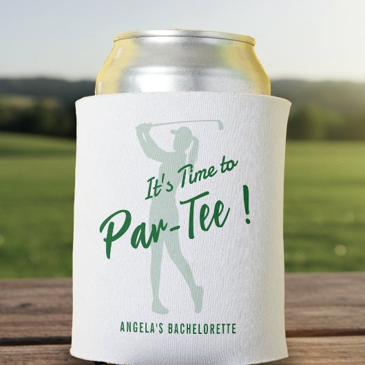 Golf Bachelorette Feest - Tijd om te Par-Tee Blikjeskoeler