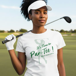 Golf Bachelorette Feest - Tijd om te Par-Tee T-shirt