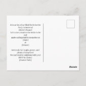 Golf Bachelorette-feest voor golfers Briefkaart (Achterkant)