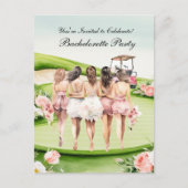 Golf Bachelorette-feest voor golfers Briefkaart (Voorkant)