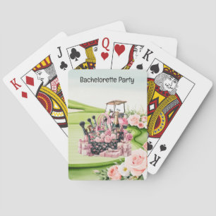 Golf Bachelorette-feest voor golfers Pokerkaarten