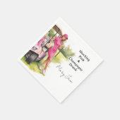 Golf Bachelorette Feestje Servet (Hoek)