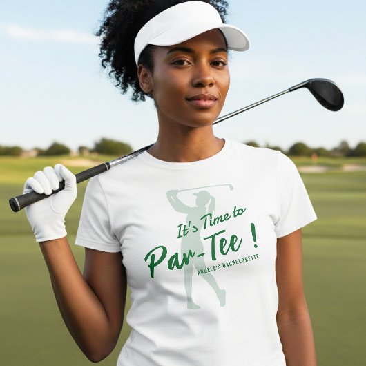Golf Bachelorette-feestje Tijd om te Par-Tee T-shirt