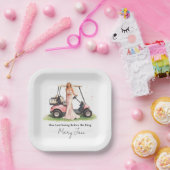 Golf Bachelorette Par-Tee party  Papieren Bordje (Feest)