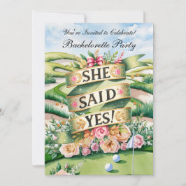 Golf Bachelorette Party op de golfbaan Kaart