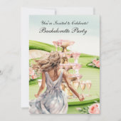 Golf Bachelorette Party op de golfbaan Kaart (Voorkant)