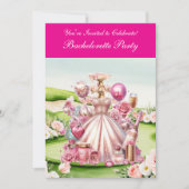 Golf Bachelorette Party op de golfbaan Kaart (Voorkant)