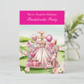 Golf Bachelorette Party op de golfbaan Kaart (Staand voorkant)