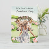 Golf Bachelorette Party op de golfbaan Kaart (Staand voorkant)