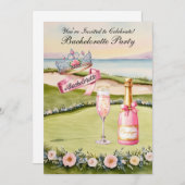 Golf Bachelorette Party op de golfbaan Kaart (Voorkant / Achterkant)