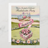 Golf Bachelorette Party op de golfbaan Kaart (Voorkant / Achterkant)