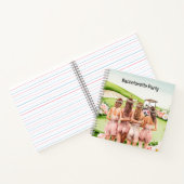 Golf Bachelorette Party voor Golfer Notitieboek (Binnen)