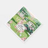 Golf Bachelorette Party voor Golfer Servet (Hoek)