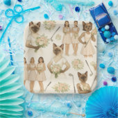 Golf Bachelorette Team Birde Papieren Bordje (Feest)