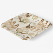 Golf Bachelorette Team Birde Papieren Bordje (Gebogen)