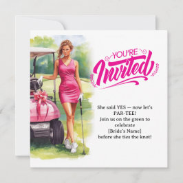 Golf Bachelorette Woman Golfer Is Golfing  Kaart