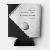 Golf Bachelorfeest - Golfreis Klassiek Stijlvol Blikjeskoeler (Voorkant)