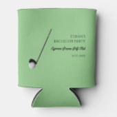 Golf Bachelorfeest - Golfreis Klassiek Stijlvol Blikjeskoeler (Voorkant)