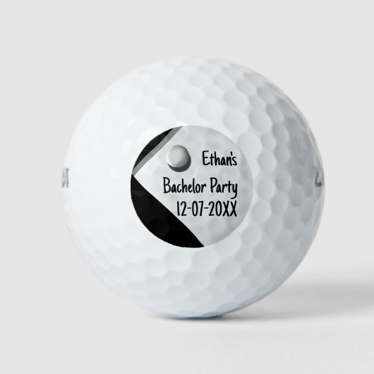 Golf Bachelorfeest - Golfreis Klassiek Stijlvol Golfballen (Voorkant)