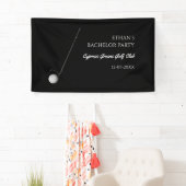 Golf Bachelorfeest - Golfreis Klassiek Stijlvol Spandoek (Insitu)