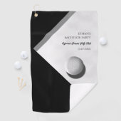 Golf Bachelorfeest - Golftrip Klassiek Stijlvol Golfhanddoek (Insitu)