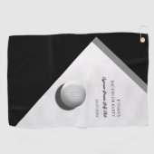 Golf Bachelorfeest - Golftrip Klassiek Stijlvol Golfhanddoek (Horizontaal)