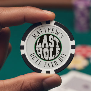 Golf Bachelorparty Laatste Hole Die Hij Ooit Slaat Poker Chips