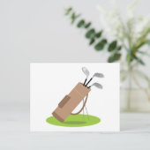 Golf Bag Briefkaart (Staand voorkant)