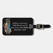 Golf Bag Design Bagagelabels (Voorkant horizontaal)