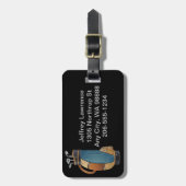 Golf Bag Design Bagagelabels (Voorkant verticaal)