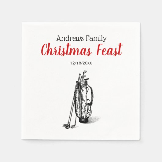 Golf Bag en Golf Clubs Black Servet (Voorkant)