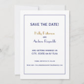 Golf Bag Golf Clubs Blue Kaart (Achterkant)