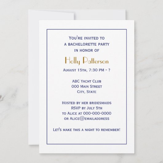 Golf Bag Golf Clubs Blue Kaart (Achterkant)