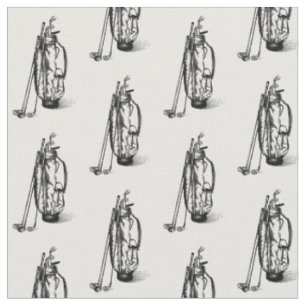Golf Bag Golfclubs Zwart Stof