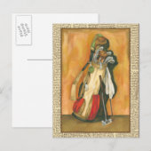 Golf Bag met handschoen van Jennifer Goldberger Briefkaart (Voorkant / Achterkant)