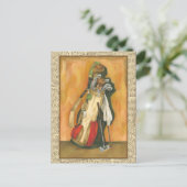 Golf Bag met handschoen van Jennifer Goldberger Briefkaart (Staand voorkant)