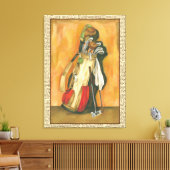 Golf Bag met handschoen van Jennifer Goldberger Canvas Afdruk (Insitu (Woonkamer))